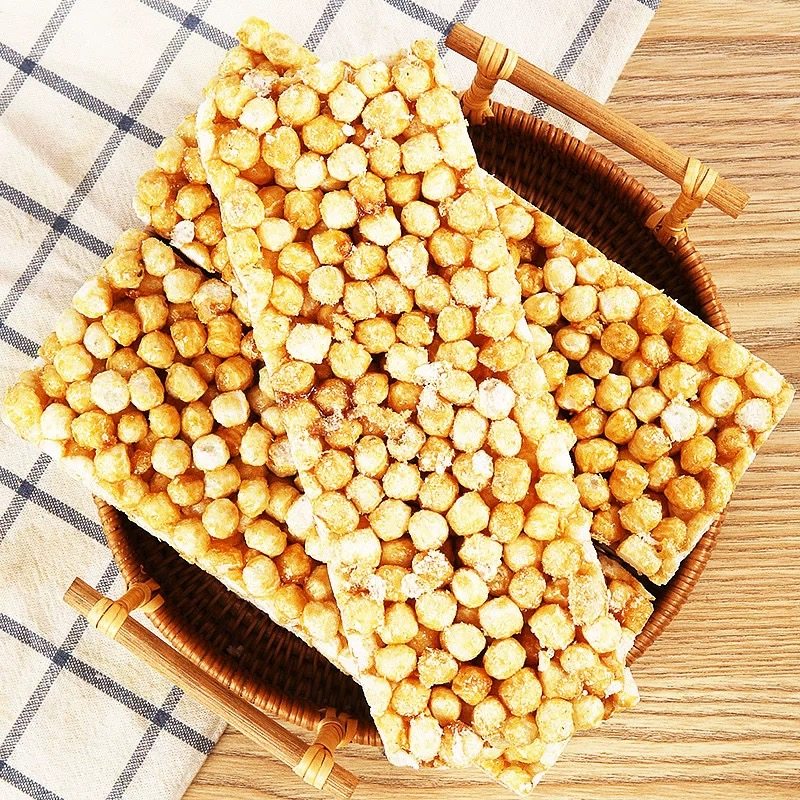 湖南特产米花糖传统老式手工休闲食品糕点怀旧儿时的味道