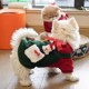 衣服冬天加绒圣诞宠物猫咪过年新年萨摩耶中小型犬卫衣 狗狗秋冬款