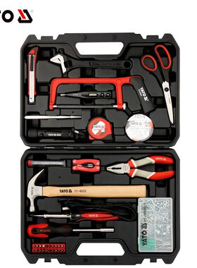 YATO易尔拓原装 高档家用工具组套 维修家具安装工具箱 YT39291
