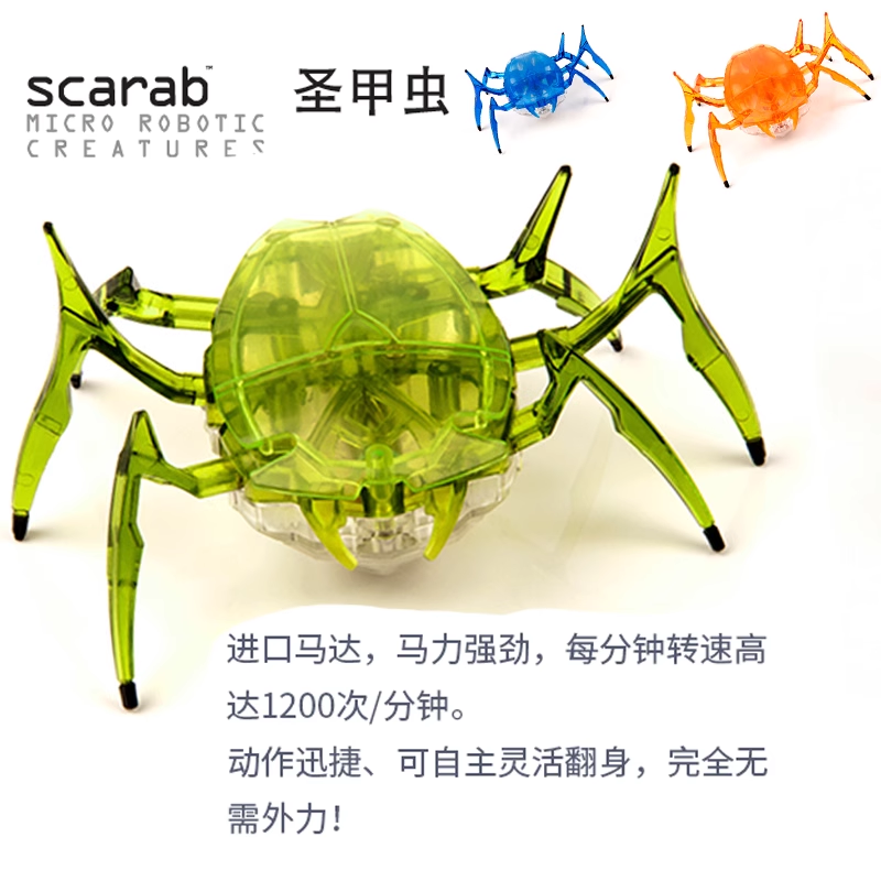 【儿童节礼物】赫宝HEXBUG圣甲虫儿童智能宠物机器人仿生电动