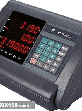 上海耀华电子计重计数计价称重显示器红色液晶背光XK3190A15E