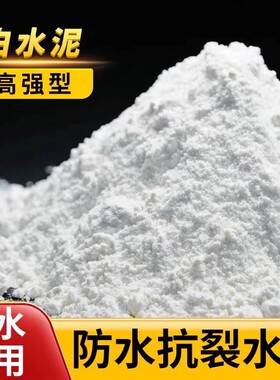 高强度白水泥速干防水墙面填缝剂家用水泥地面修补砂浆白色水泥胶