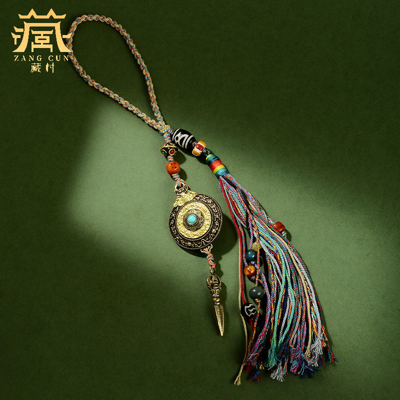 藏式民族风吉祥吊坠项链佩饰