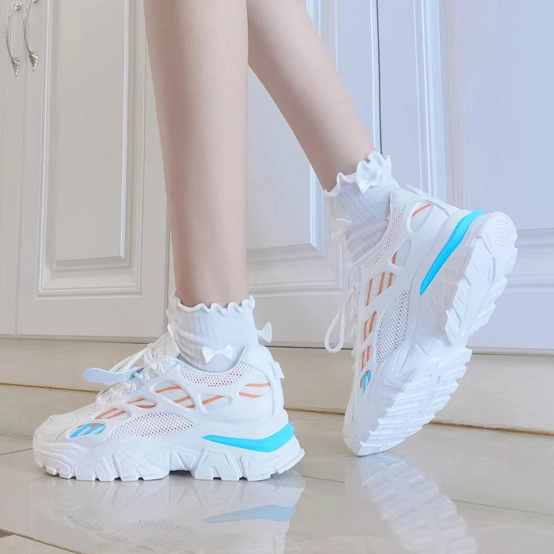 回力厚底老爹鞋女鞋2025夏季新款透气运动鞋子女ins潮爆款休闲鞋