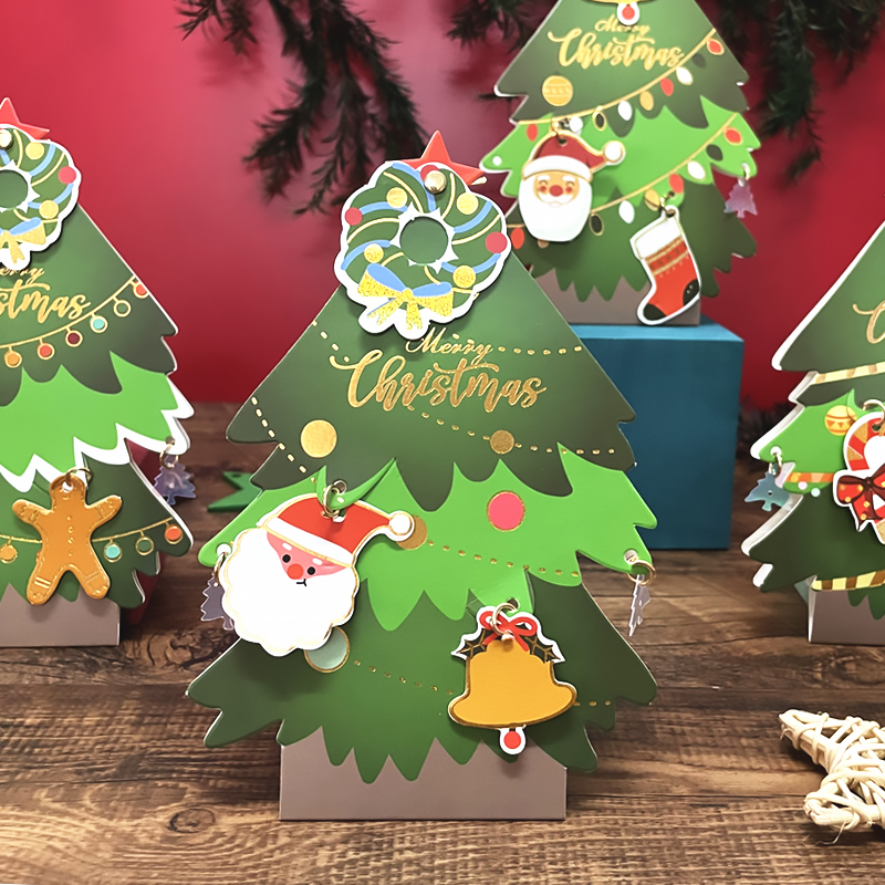 大角色圣诞节精美高颜值创意贺卡