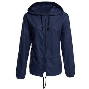 Lightweight Outdoor Zipper Jacket Coat Hooded 2024