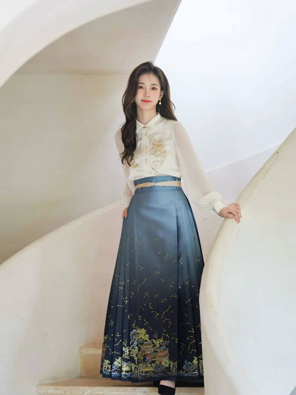 2023년 여름 신상 데일리 여성 한복 우아한 기질이 향상됐다
