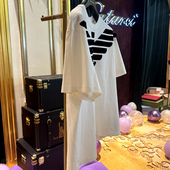 2025春夏秀款 重工高定轻奢设计师圆领T恤866920