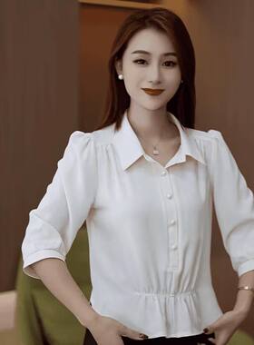 女装透气遮肉短袖套头上衣