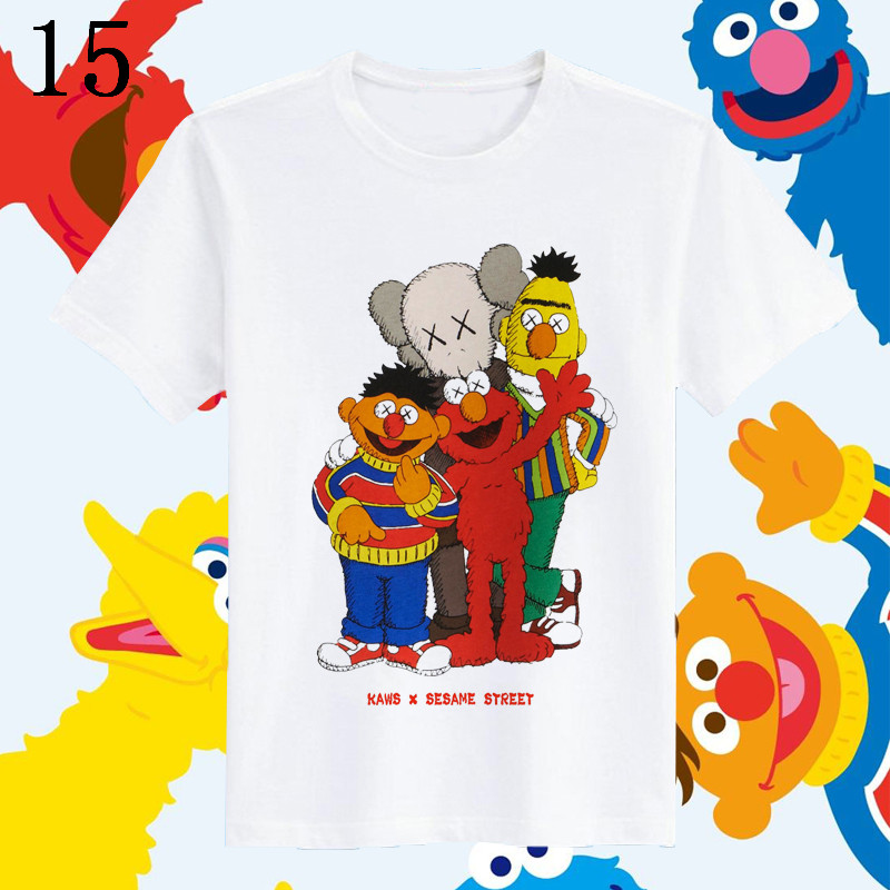 萌系儿童芝麻街Sesame Street曲奇怪Elmo短袖T恤衣服夏季男女情侣|ruв категории открытый/альпинизм/в поход/Поездки товаров, армия поклонников одежды/армия поклонников товаров, камуфляж/армия поклонников одежды/подготовки одежду, футболка - от Buy2taobao.com для оказания профессиональной услуги покупки агента Taobao