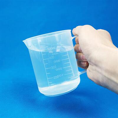 塑料量杯1000ml 带刻度加厚250-500-2000-5000ml大小透明带柄烧杯