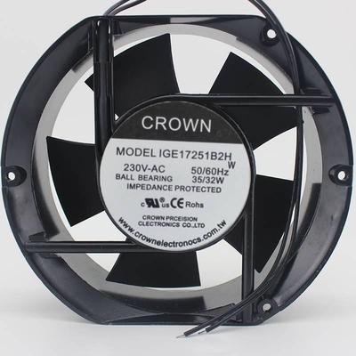 IGE12025/12038/15050/17251/18060/20060B2H CROWN交流散热风扇