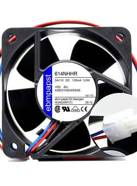 614NHHR 614NGHH 全新 ebm papst 24V 514F 614F 变频器轴流风扇