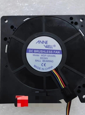 WDF12032BL  12032BVH-M21 24V 12032涡轮鼓风机120*120*32mm4线