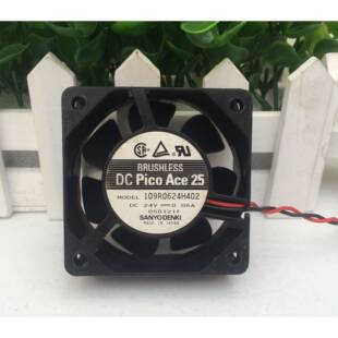 109R0624H4D01/109R0624H402原装6025 6CM 24V变频器静音散热风扇