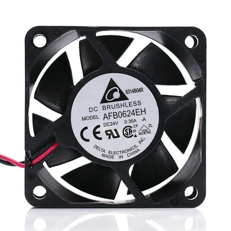 AFB0624H/HH/VH/SH/EH台达6025 24V 6CM静音大风量变频器散热风扇