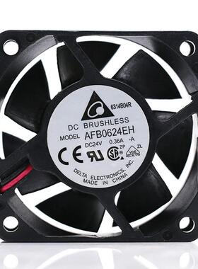 AFB0624H/HH/VH/SH/EH台达6025 24V 6CM静音大风量变频器散热风扇
