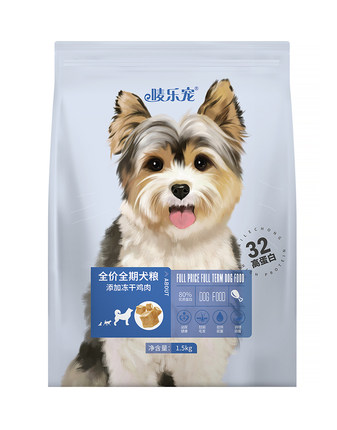 唛乐宠冻干犬粮1.5kg狗粮通用型泰迪博美金毛萨摩耶成犬幼犬