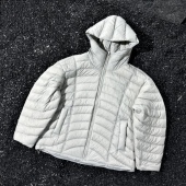 日单Fppev轻量化龟背排骨羽绒服连帽户外保暖城市通勤外套男女款