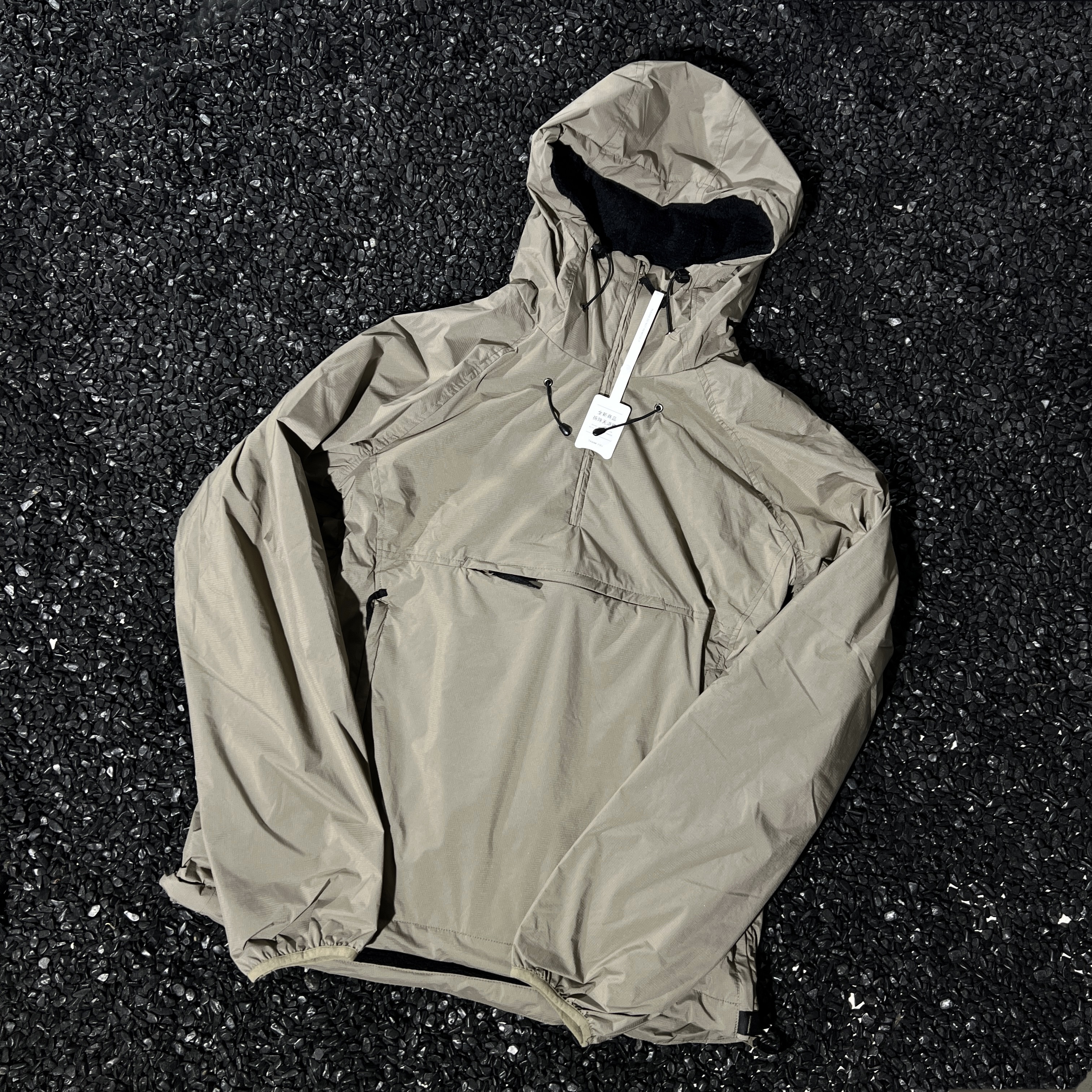 日单山之道阿尔法绒套头加绒冲峰衣Polartec Alpha防风防水外套