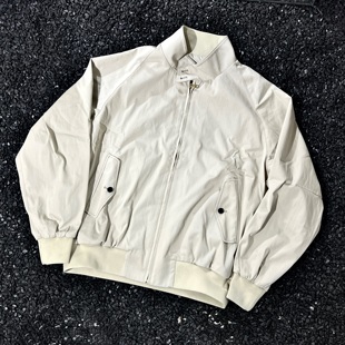 日系复古哈灵顿G9夹克男女apresse日单高品质全铜拉链廓形外套