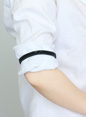 袖箍女 衬衫弹力袖箍女金属臂环调酒师挽袖神器固定扣男衬衣袖口