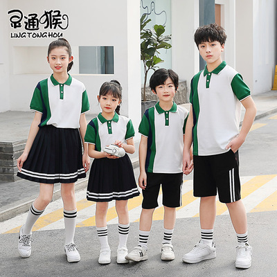 幼儿园园服夏装儿童班服套装运动会服装小学生夏季校服学院风毕业