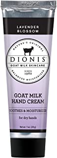 dionis goat milk lavender blossom scent hand cream 1 oz. 1 p