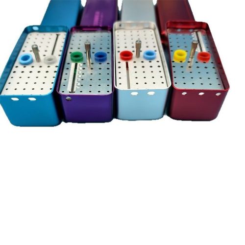 牙科多用车针根管锉整理消毒盒