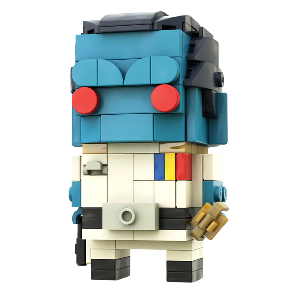 【高砖零件】星球大战索龙元帅方头仔模型MOC-157552拼装积木玩具