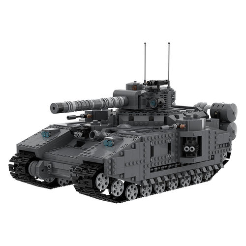 【高砖零件】战锤40k帝王毒刃超重型坦克MOC-217427拼装积木玩具