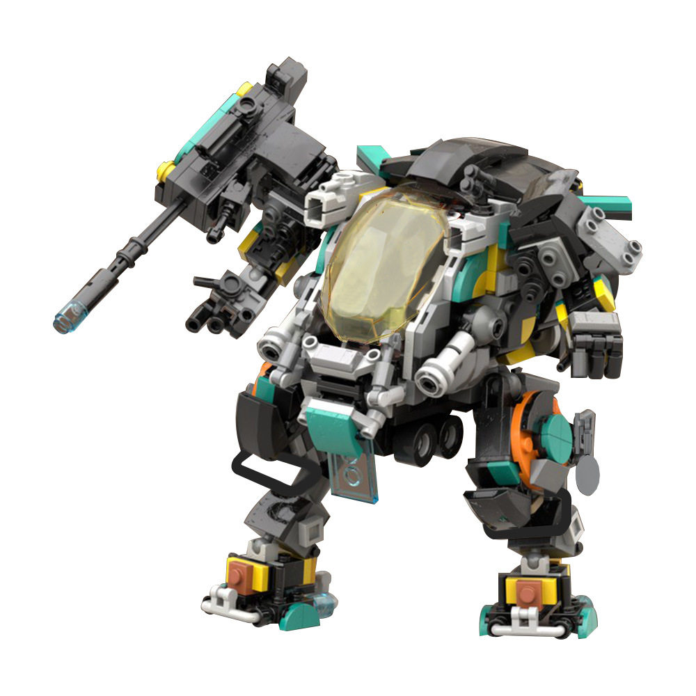 【高砖零件】可坐人仔Mr.DOUBLE机器人机甲MOC186382拼装积木玩具