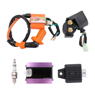 点火线圈继电器CDI火花塞整流器适配110cc越野车ATV摩托车大功率