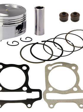 GY6 150cc套塞 57.4mm踏板车发动机套缸 150cc活塞环组件 157QMG