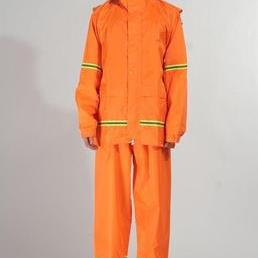 天堂雨衣套装橘黄色雨衣户外男女双层雨衣雨裤套装雨衣套装 T093A