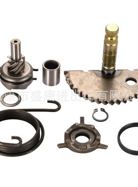 启动齿轮轴重建套件套件IDEL齿轮更换Gy6 50cc 60cc 80cc 踏板车