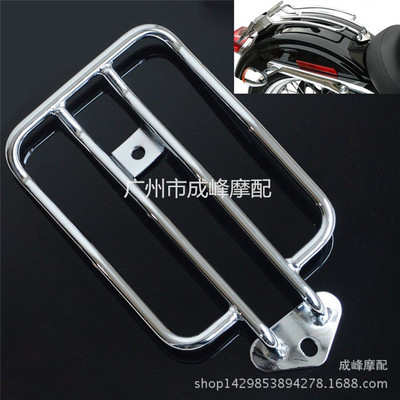 哈雷XL883/1200 X48 改装复古后尾架 后货架 行李架 高质量