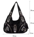11282 black 158 patchwork leopard print