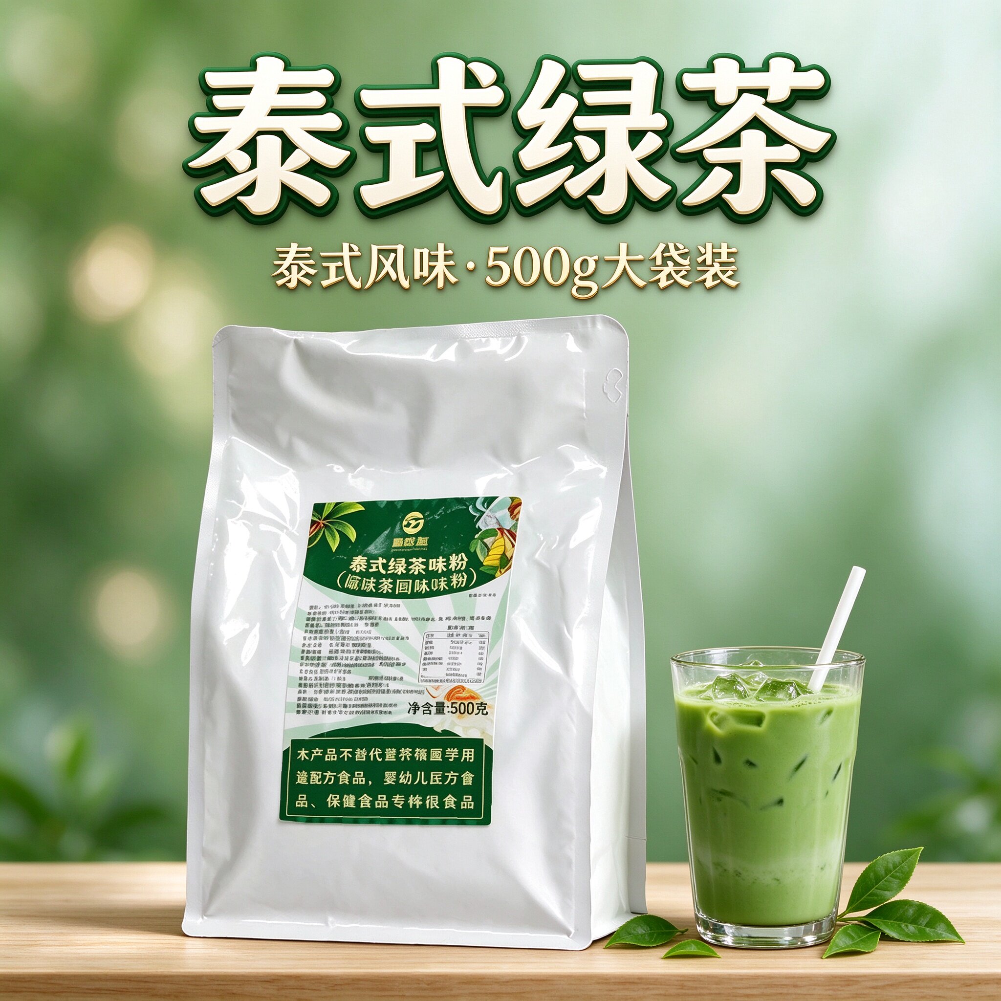 泰式绿茶红茶叶泰式咸法酪泰奶泰红泰绿饮品奶茶蜜格里包装500g