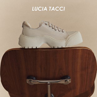 LUCIA TACCI原创设计师｜26春夏新品复古高密帆布运动饼干休闲鞋