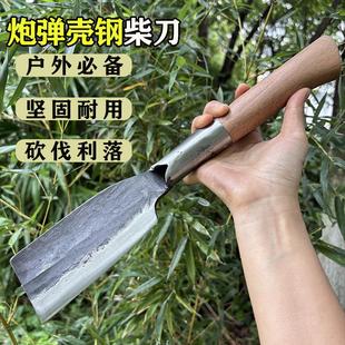 李麻子 手工锻打加厚加重巴掌户外砍柴砍竹刀露营刀排障刀开路刀