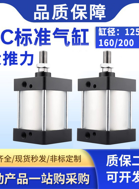 大推力SC标准气缸SC125/160/200X100X200X300X400X500X600X700-S
