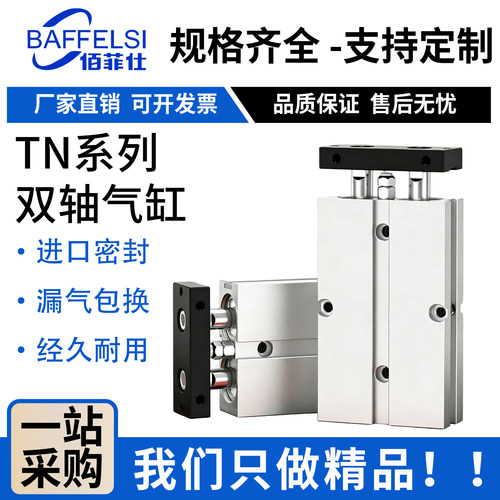 佰菲仕TN小型双杆双轴气缸