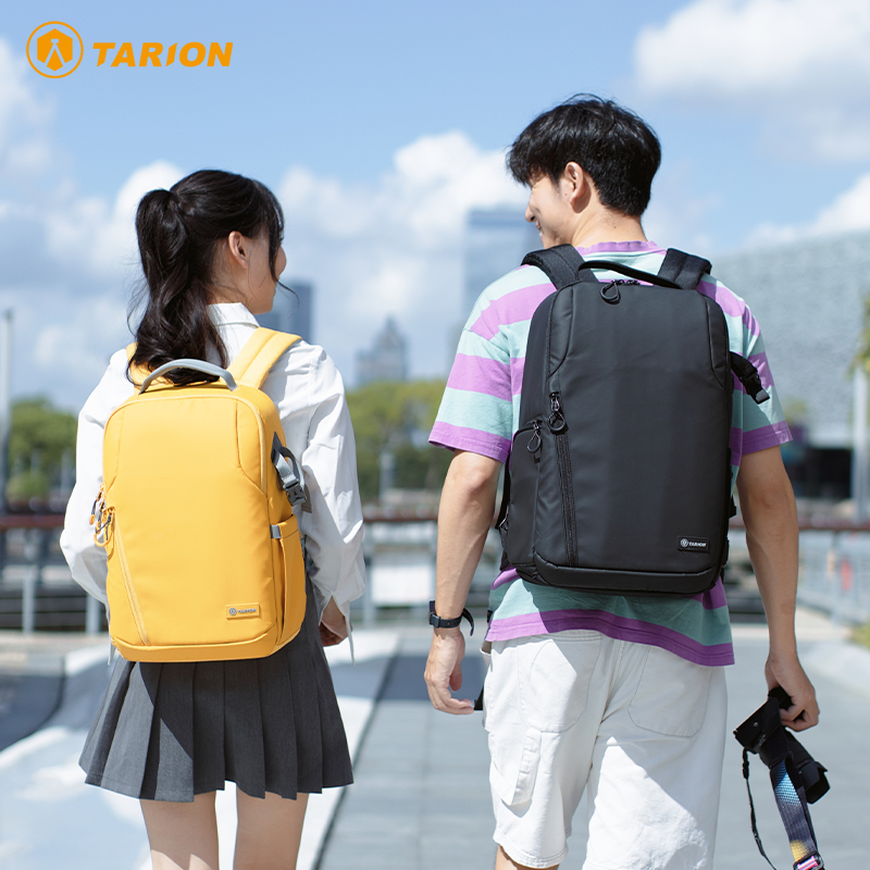 TARION 图玲珑超轻便大容量16寸电脑仓摄影包双肩相机包防水佳能单反背包专业休闲男士女生双肩包TR-XL