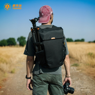 TARION 背包大容量收纳器材旅行登山包 图玲珑相机包户外双肩单肩侧开摄影包专业单反佳能微单大疆无人机数码