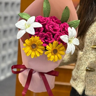 广志送给美伢的花扭扭棒diy花束创意礼品仪式感520送女友惊喜礼物