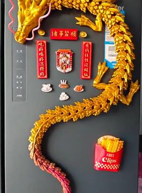3D打印中国龙神龙工艺品摆件礼物网红创意手办汽车摆件厂家手办