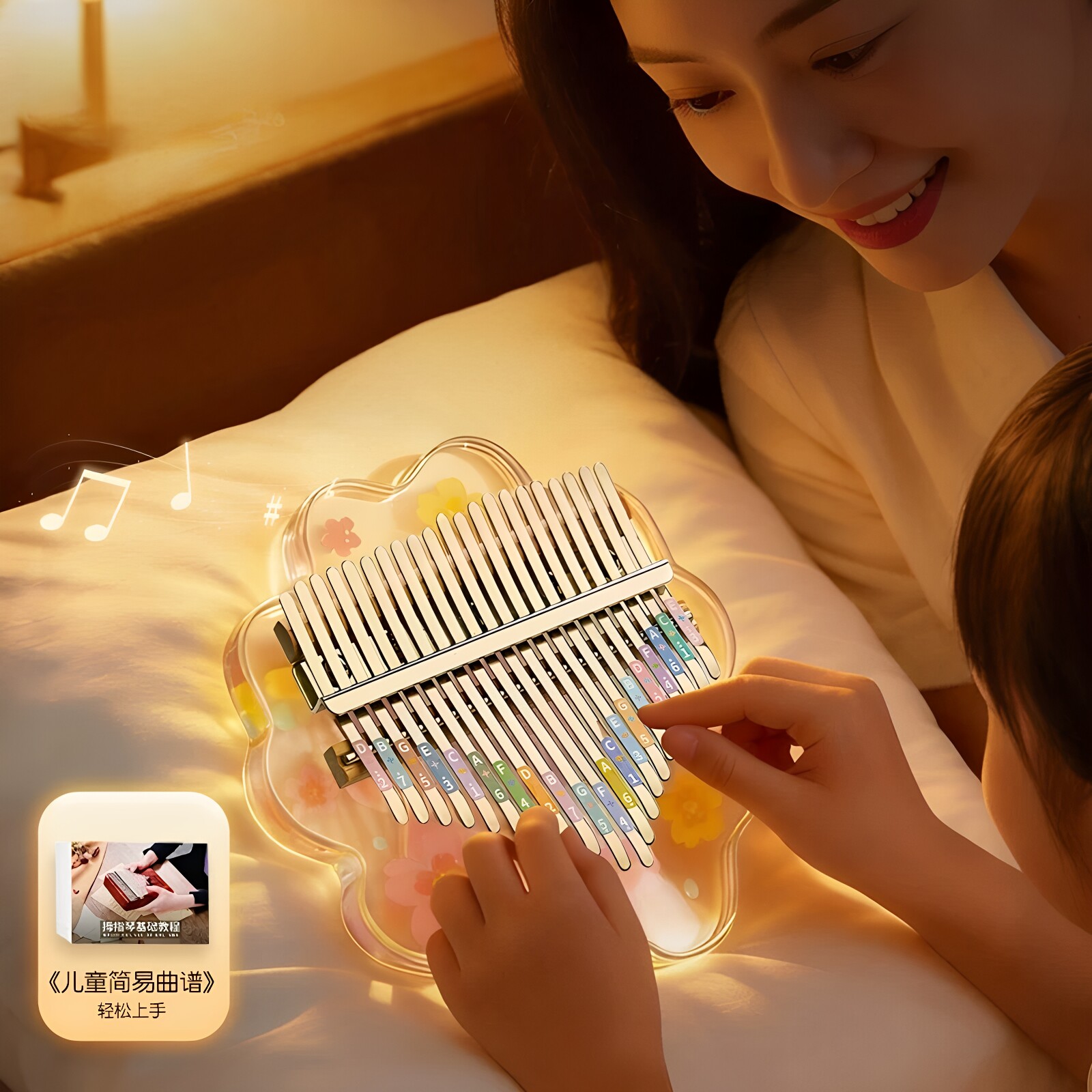 卡林巴水晶透明21/17音易上手图片