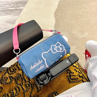 大疆pocket3收纳包斜挎可爱保护壳大容量便携斜跨云台相机整理包