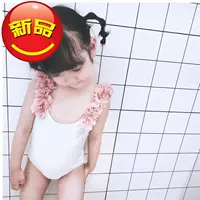 Áo tắm cho trẻ em bikini bơi cánh hoa stereo backless cánh hoa nữ i trẻ em áo tắm một mảnh bé mẹ và con gái bơi cha mẹ - Đồ bơi trẻ em bikini học sinh đẹp